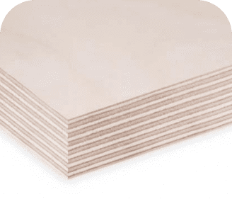 A stack of plywood on top of each other.