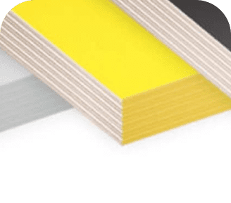 A close up of some yellow and white papers